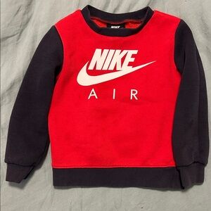 Nike Kids Red and Black Hoodie